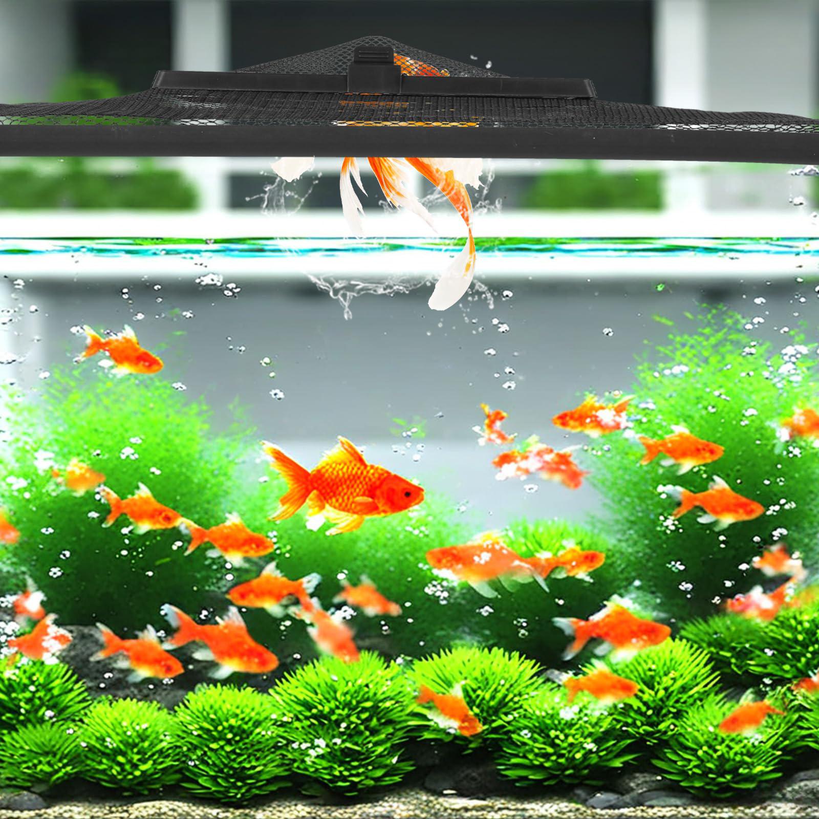 Aquarium Fish Jump Guard - Coperchio per Acquario con Rete Protettiva