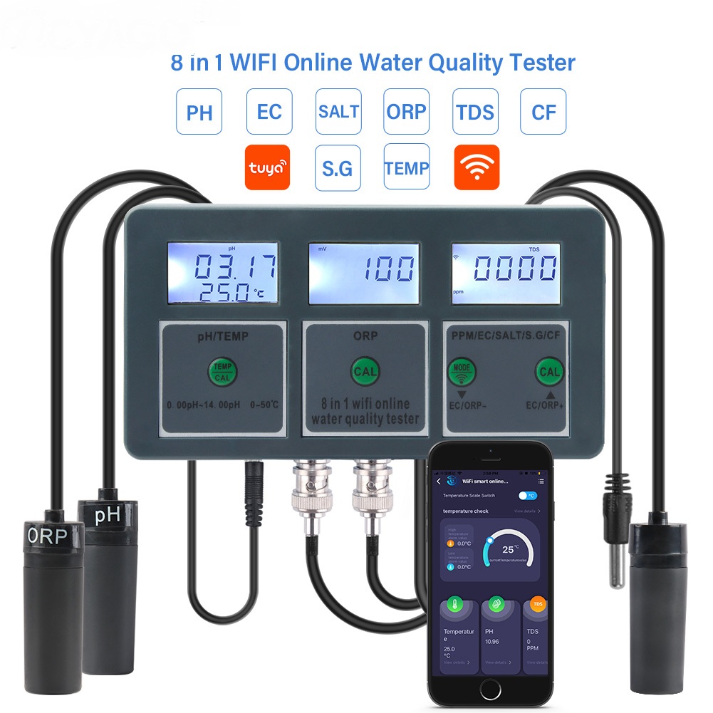 Aquarium Fish In Online - Tuya WiFi Digitale PH ORP TDS