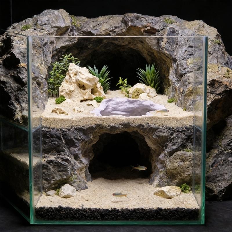Fish Toys For Aquarium - Y1UD Decorazioni per acquari Betta House