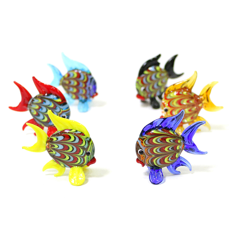 Aquarium Fish Artificial - Mini figurine colorate di pesci tropicali