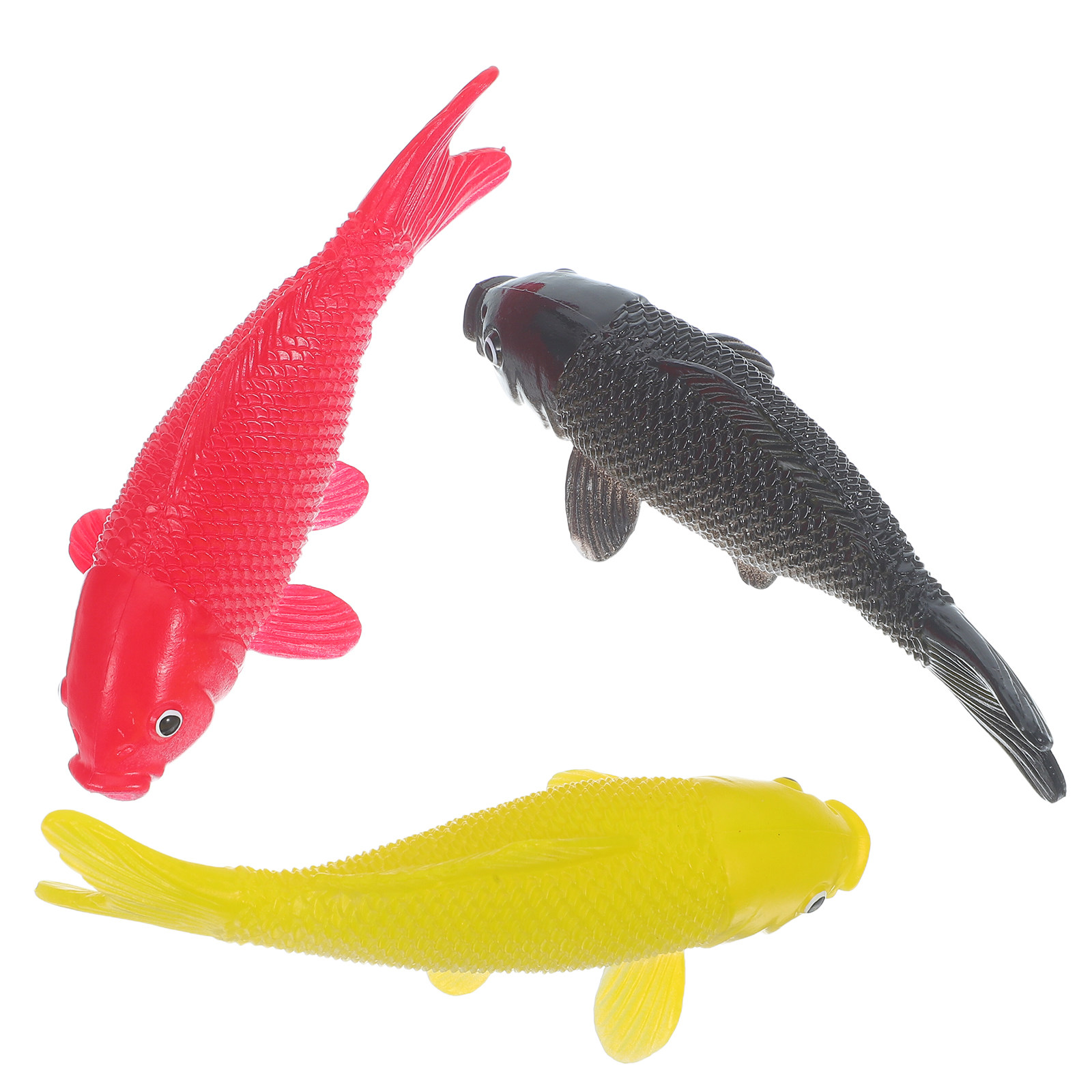 Aquarium Fish Artificial - Set di 3 Statuette di Pesci