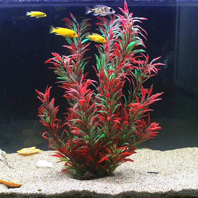 Aquarium Fish Artificial - 50CM Acquario artificiale Piante rare Acquario