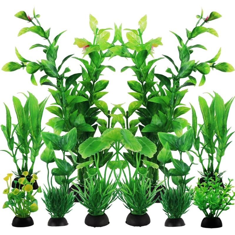 Aquarium Fish Artificial - 10/20 Pezzi Piante Artificiali per Acquario,