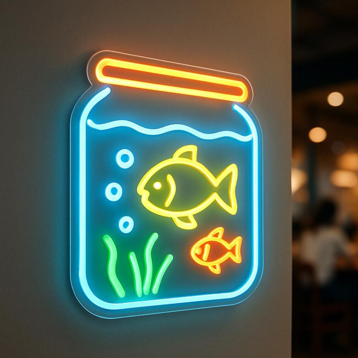 Acquario Insegna al neon Pesce - Aquarium Fish Restaurant recensione e prezzo