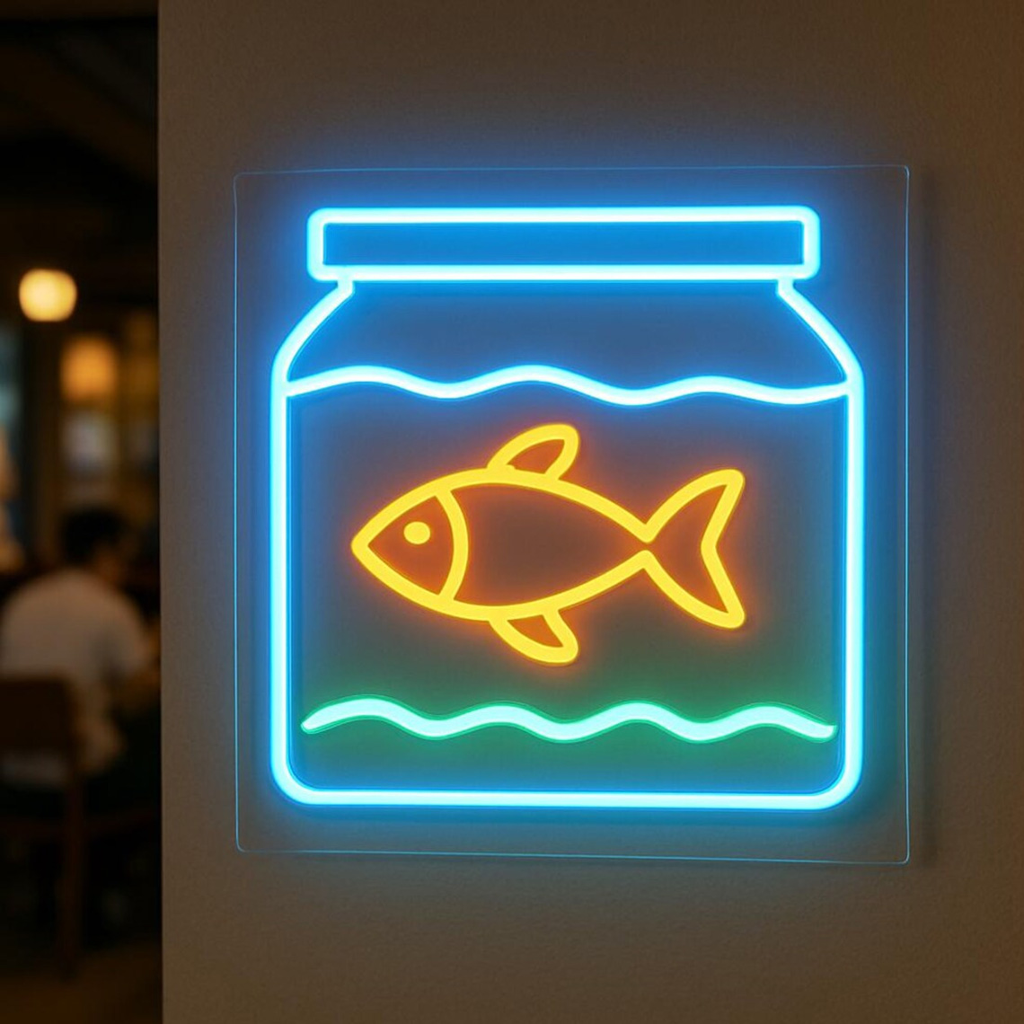 Acquario Insegna al neon Pesce - Aquarium Fish Restaurant recensione e prezzo
