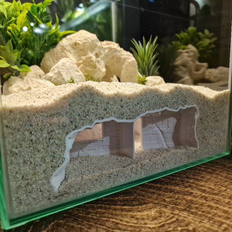 Casetta 3D Stampata per Acquar - Aquarium Fish Cave recensione e prezzo