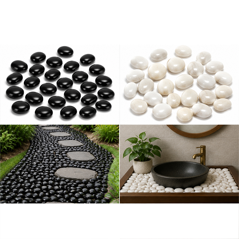 Pietre di fiume lucidate bianc - Aquarium Fish Bowl recensione e prezzo