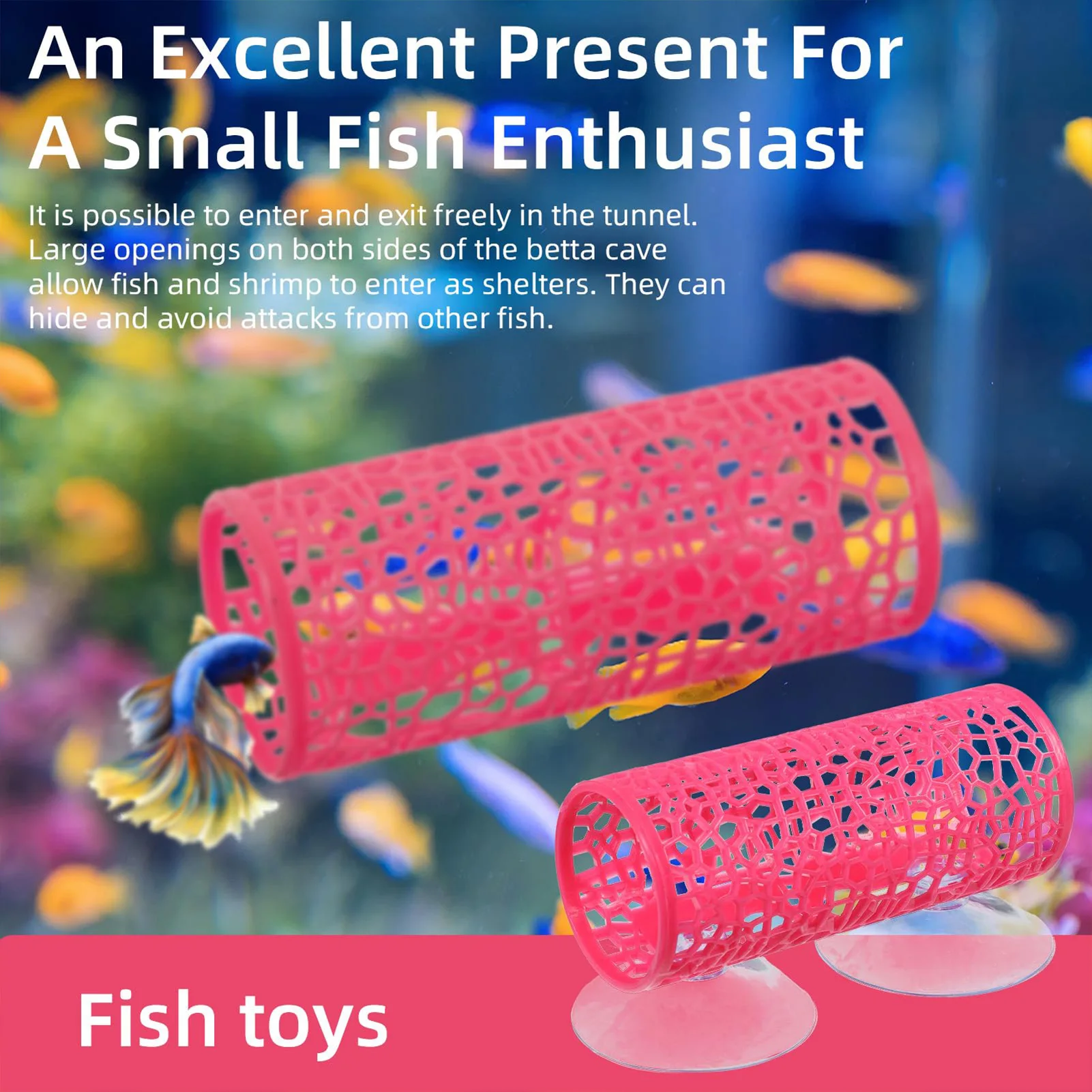 Tunnel per Pesci d'Acquario, N - Fish Toys For Aquarium recensione e prezzo