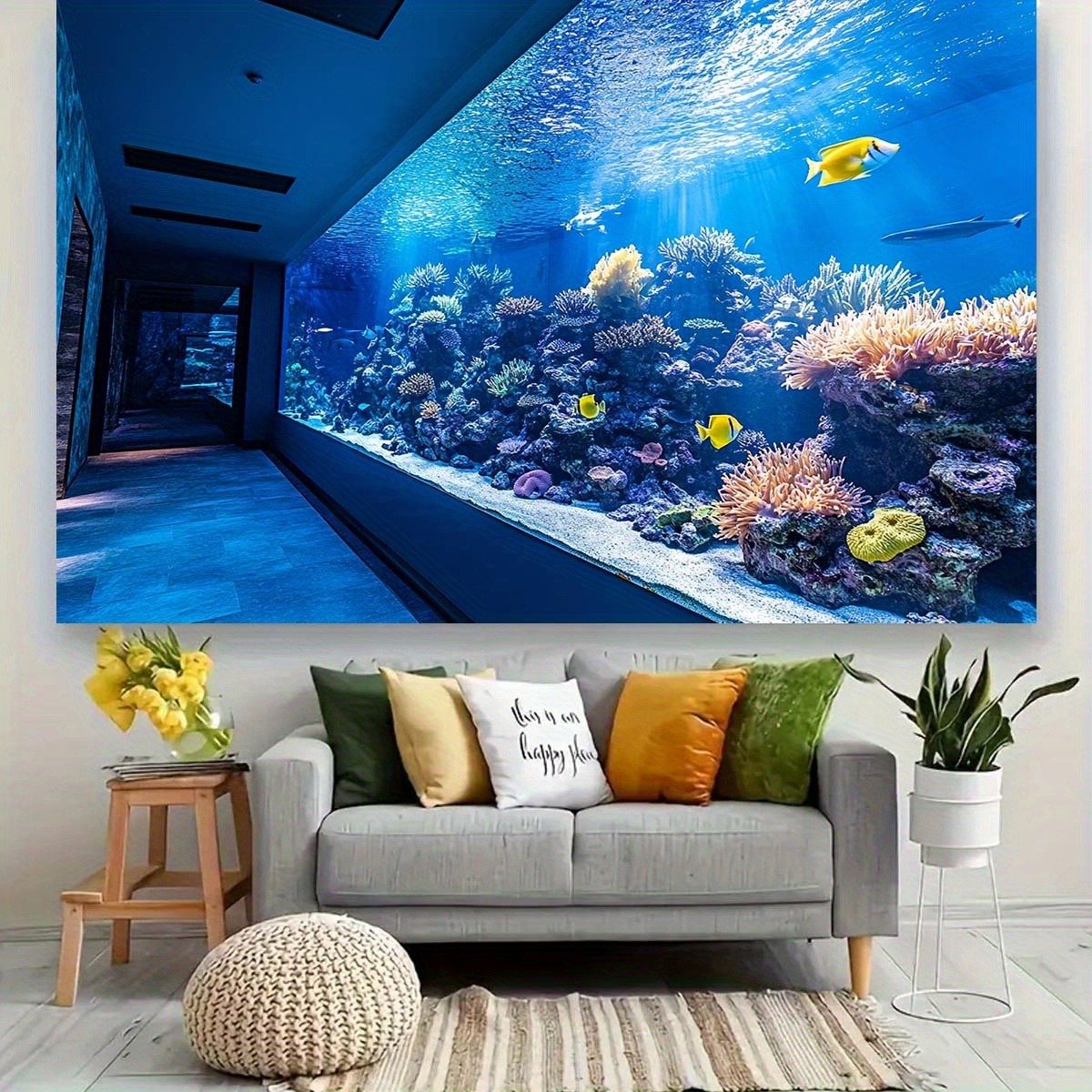 Tapestry Subacqueo Vibrante co - Aquarium Fish Bowl recensione e prezzo