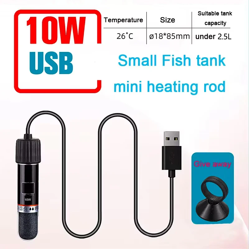 Asta riscaldante USB Mini acqu - Aquarium Heater Submersible recensione e prezzo