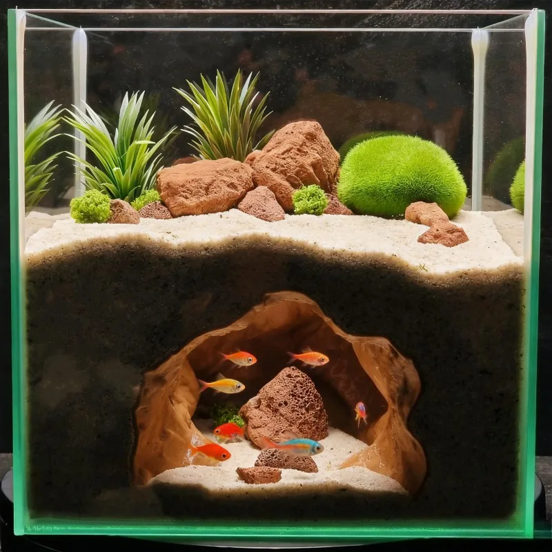 Ornamento per acquario con cav - Aquarium Fish Cave recensione e prezzo