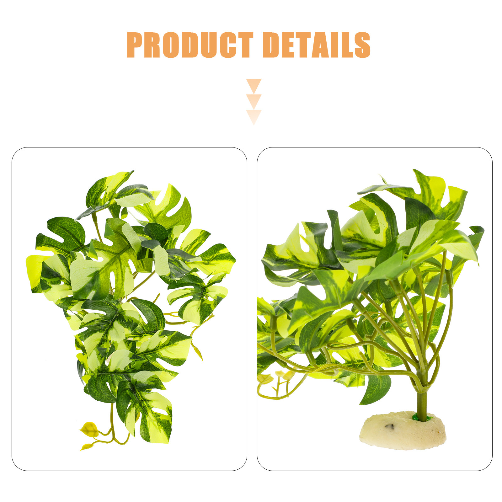 Pianta di Monstera Realistica  - Aquarium Fish Artificial recensione e prezzo