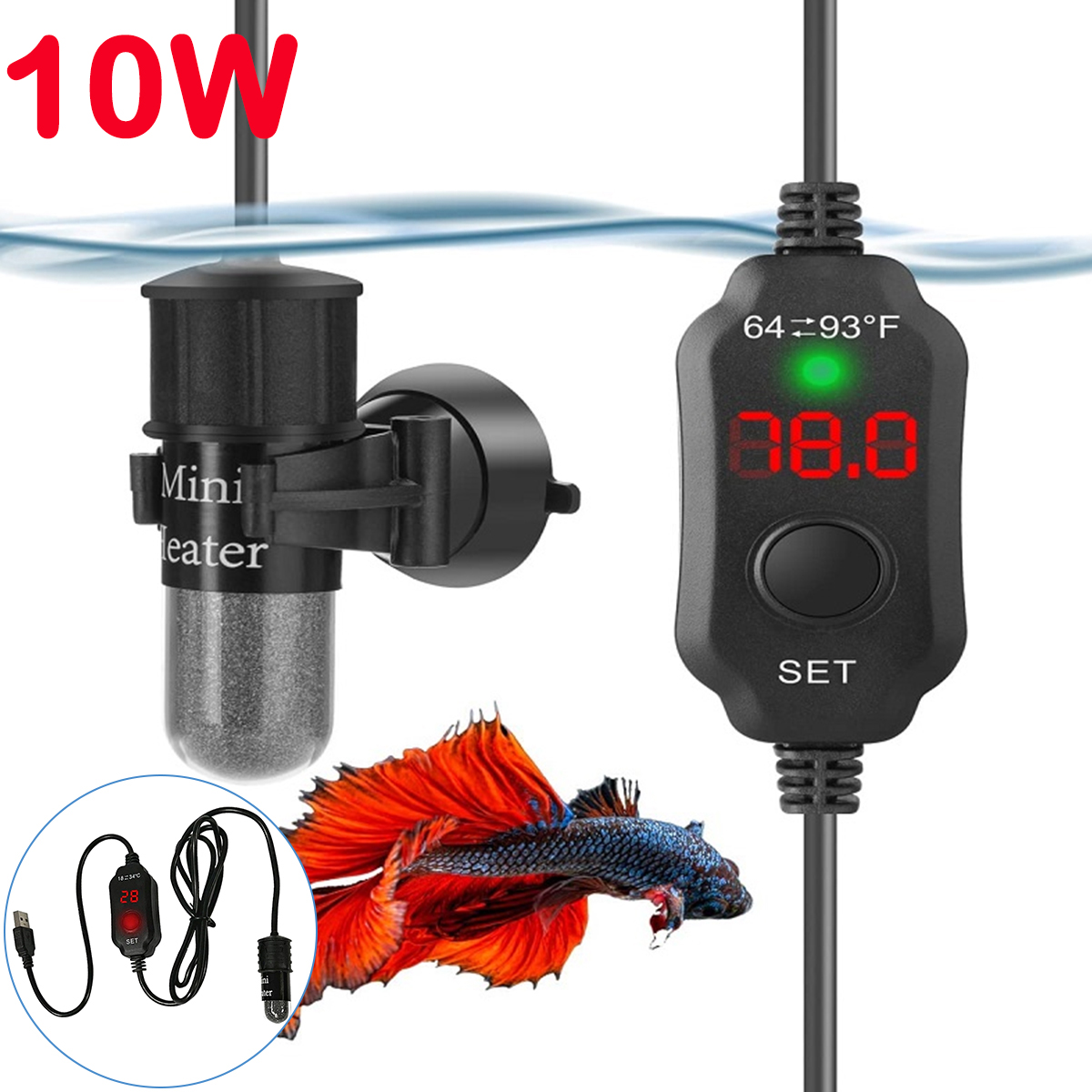 Asta riscaldante per acquario  - Aquarium Heater Submersible recensione e prezzo