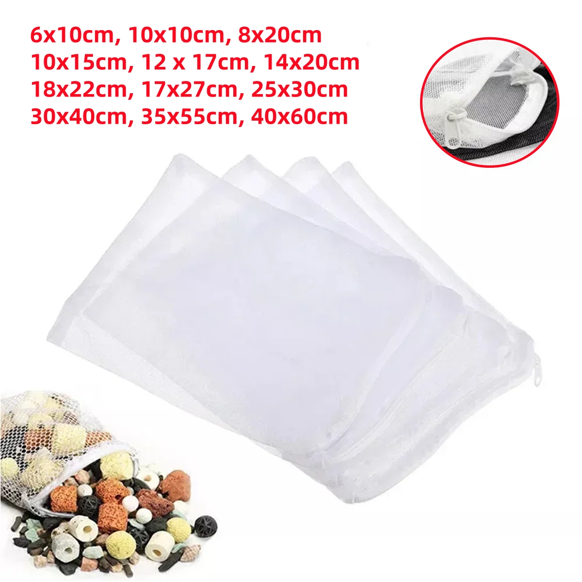 1/5 pezzi sacchetti filtro acq - Aquarium Fish Cave recensione e prezzo